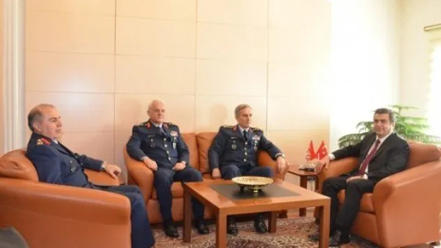  HAVA KUVVETLERİ KOMUTANI, VALİ DÜZGÜN'Ü ZİYARET ETTİ