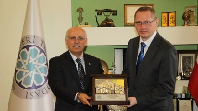 HIRVATİSTAN BÜYÜKELÇİSİ DRAZEN HRASTİC KTO'YU ZİYARET ETTİ