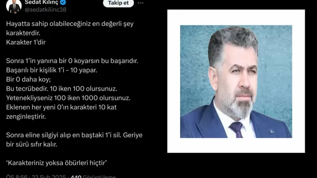 İYİ Parti'li Kılınç'tan ağır itham: 'Karakteriniz yoksa diğerleri hiçtir'