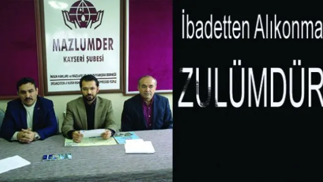 'İbadet hakkı Cuma Namazı için de gereklidir'