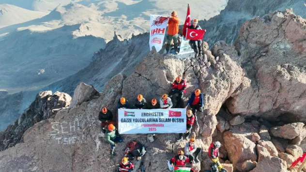 İHH Arama Kurtarma Ekibi 'Gazze Özgürlük Flosu' için Zirvede