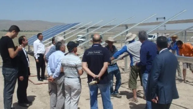 İlk Güneş Enerjisi Santrali Bünyan Köprübaşı Köyünde Kuruluyor