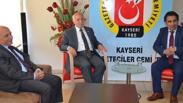 Karayel ve Tamer'den gazeteciler cemiyetine ziyaret