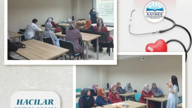 KAYMEK'ten ilçelerde ilk yardım semineri