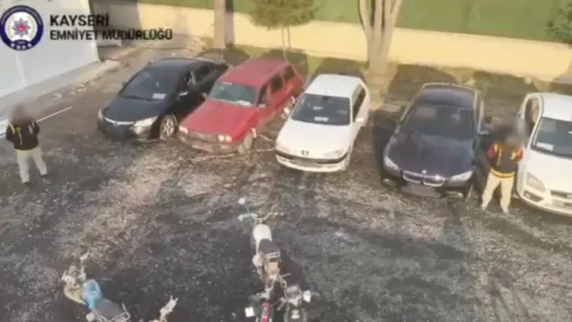 Kayseri'de 2025 oto hırsızlık bilançosu: 28,3 milyon liralık araç ele geçirildi