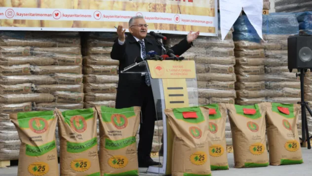 Kayseri'de Çiftçilere 12 Milyon TL'lik Tohum Desteği