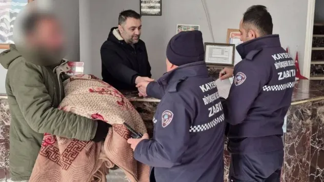 Kayseri'de evsizlere şefkat eli