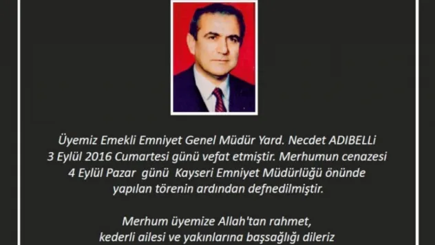 Kayseri'de İz Bırakanlar:NECDET ADIBELLİ