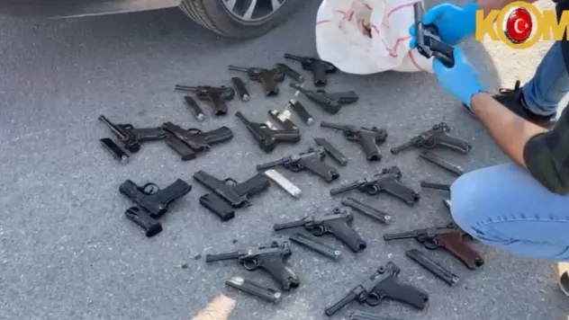 Kayseri'de Ruhsatsız Silah Sevkiyatına Baskın