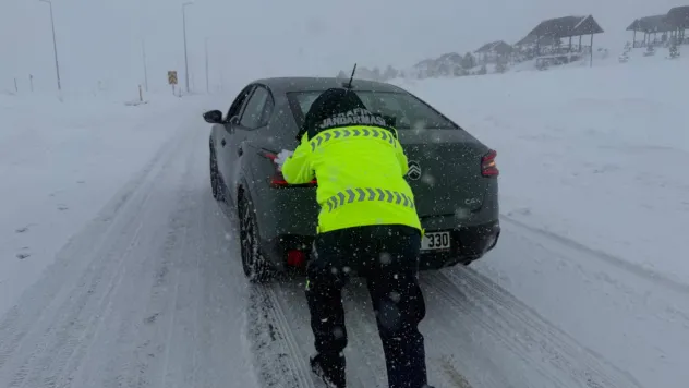Kayseri-Develi Erciyes İl Yolu ulaşıma kapatıldı