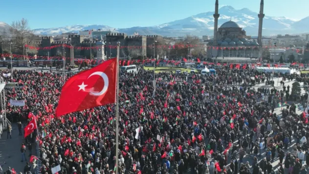 Kayseri, Filistin için yürüyecek