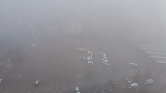 Kayseri güne sisle uyandı: Görüş mesafesi 10 metreye düştü