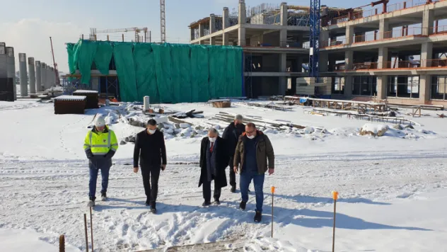 Kayseri Havalimanı Yeni Terminal Binası çalışmaları devam ediyor