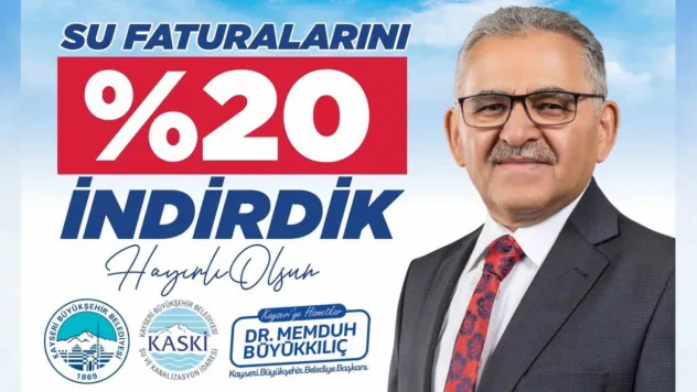 Kayseri, metreküpte alınan ücret sıralamasında 22. sırada