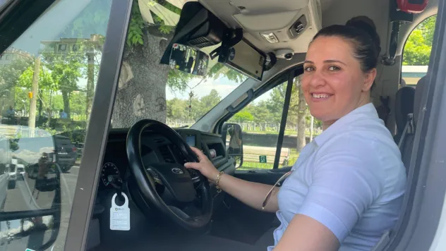 Kayseri'nin kadın minibüs şoförünün en büyük hayali?