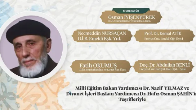Kayseri'nin Kur'an Hadimi Hasbekli Mümin Hâfız Anılıyor