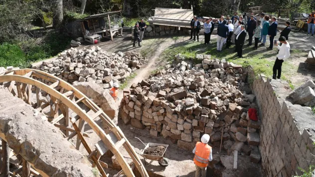 Kayseri'nin Tarihi Değirmeni Yeniden Hayat Buluyor