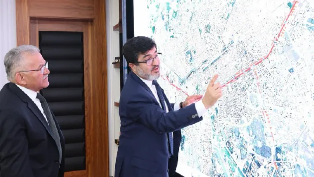 Kayseri'nin yeni raylı sistem hattı için ilk adım