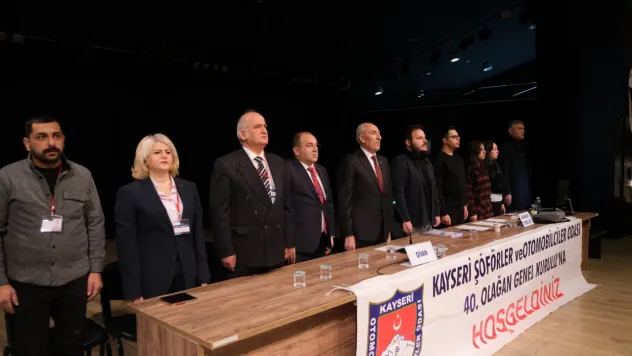 Kayseri Şoförler Odası yeni başkanı Tuncay Ersoy oldu