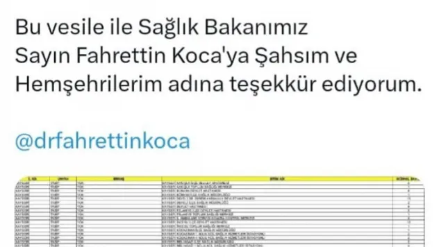 Kayseri'ye 'doktor' müjdesi