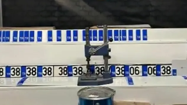 Kayseri'ye kargoyla sahte APP plaka getiren 2 şüpheli yakalandı