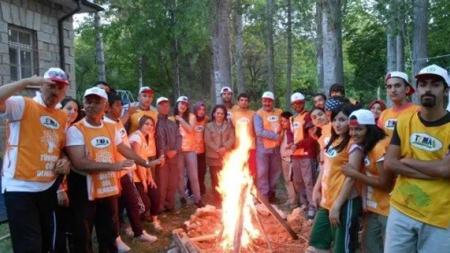 Kayseri Genç TEMA Üyeleri Kamp Yaptı