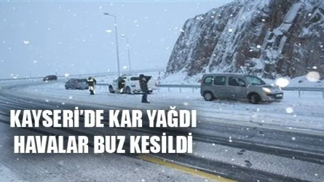 Kayseri'de Kar Yağışı