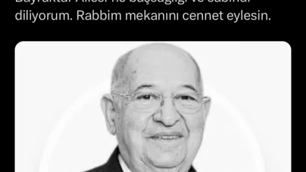 Kayserili iş insanı İzzet Bayraktar vefat etti