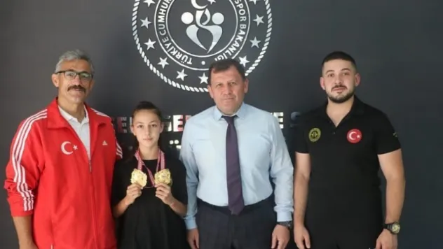 Kayserili sporcu Yıldızlar Balkan Şampiyonu oldu