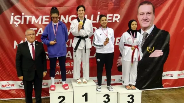 Kayserili taekwondocu şampiyon oldu