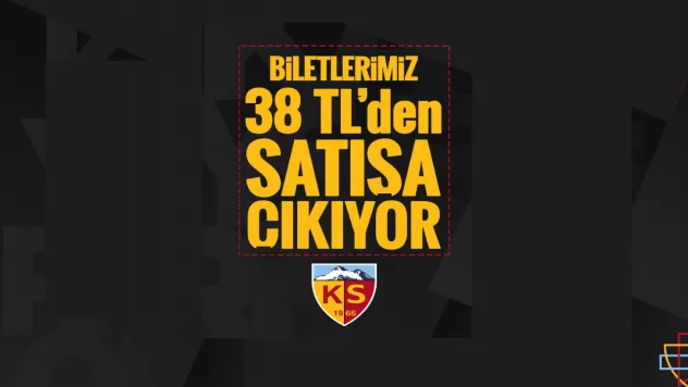 Kayserispor, Bodrumspor maç biletleri bugün satışa çıkıyor