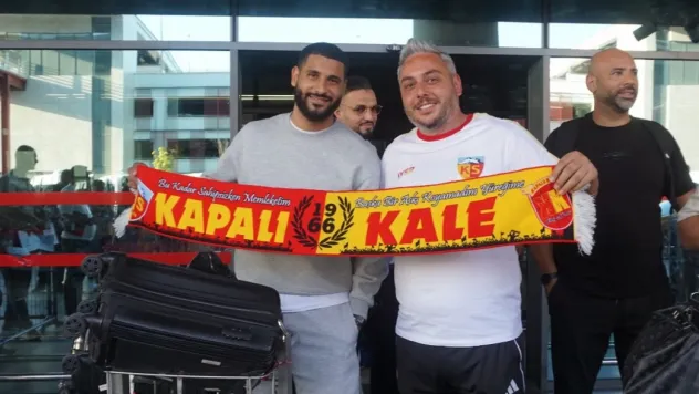 Kayserispor'un yeni Youssef Ait Bennasser şehre geldi