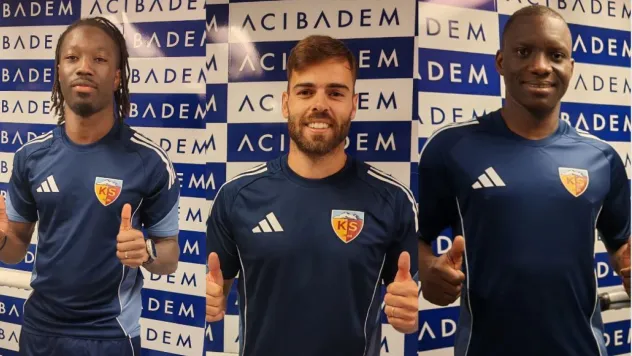 Kayserisporlu futbolcular sağlık kontrolünden geçmeye devam ediyor