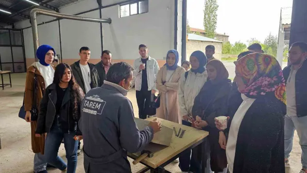 KAYÜ öğrencileri TAREM'de pratik yapıyor