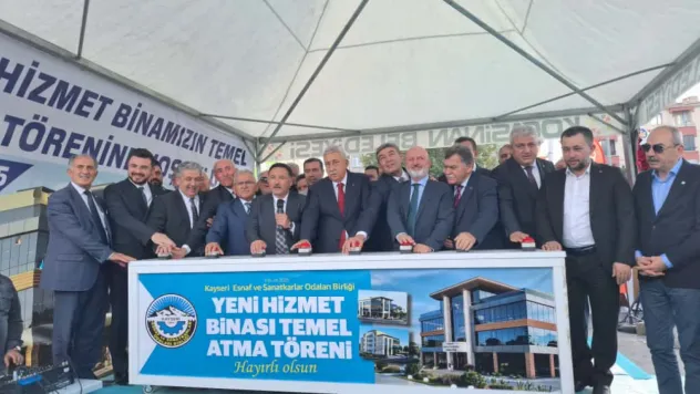 KESOB yeni hizmet binası için temel atma töreni gerçekleştirildi