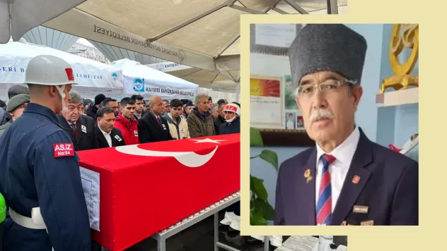 Kıbrıs gazisi Dernek Başkanı Osman Balcı son yolculuğuna uğurlandı