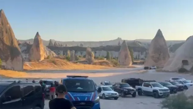 Reklam çekimleri için peribacalarına pamuk tıkadılar