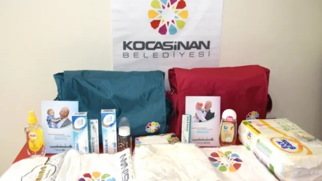 Kocasinan'da 1 yılda 2 bin 847 aileye 'hoş geldin bebek' hediyesi