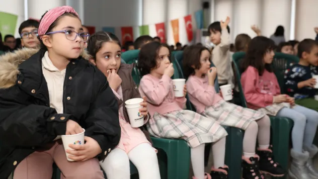 Kocasinan'da Çocuklar Sinemayla Buluştu