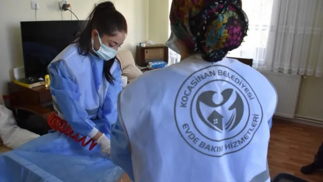 Kocasinan'dan 'Yatağa Bağımlı Evde Bakım ve Sağlık Hizmeti Projesi' devam ediyor