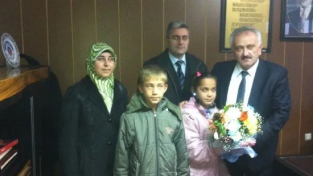  KOCASİNAN İLÇE MİLLİ EĞİTİM MÜDÜRÜ  ERCAN DURAN'A TEŞEKKÜR ZİYARETİ