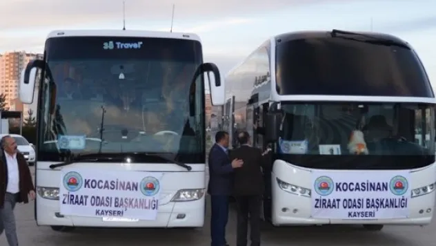 KOCASİNAN ZİRAAT ODASI 100 ÇİFTÇİYİ BALIKESİR TARIM FUARI VE ÇANAKKALE'YE GÖTÜRDÜ