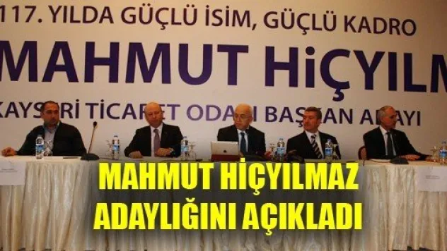 KTO Başkan Adaylığını Açıkladı