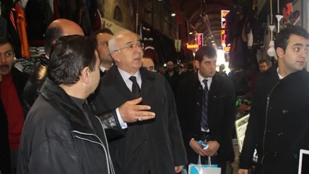 KTO Başkanı Hiçyılmaz, kapalı çarşı'yı ziyaret etti