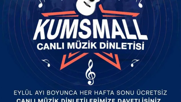 AVM'de her hafta sonu canlı müzik
