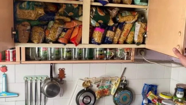 Market deposu değil, yardım isteyen şahsın evi