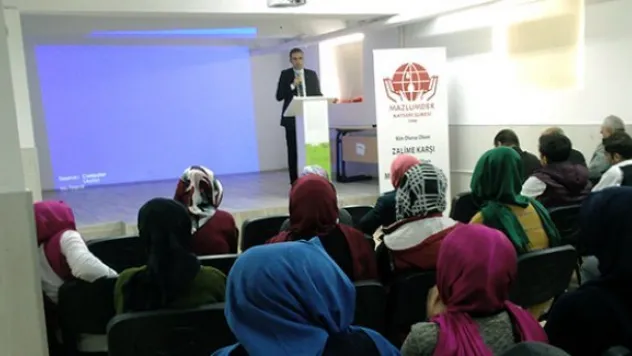 MAZLUMDER ilçeleri unutmadı