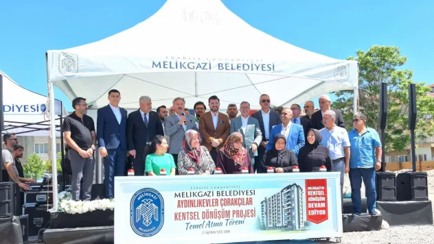 Melikgazi Belediyesi, kentsel dönüşümde yeni temeli attı