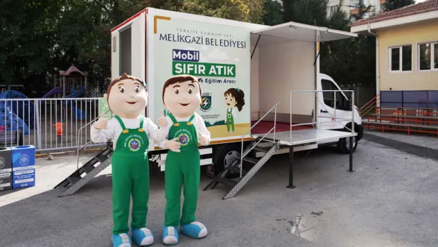 Melikgazi Belediyesi'nden Mobil Sıfır Atık Eğitimi