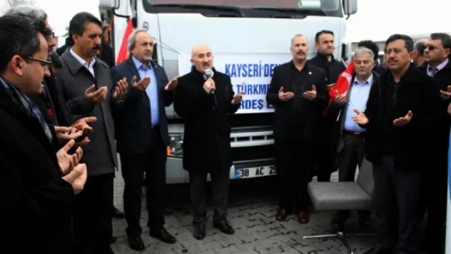 Memur-Sen'in yardım Tır'ı Yayladağ Bölgesine gönderildi